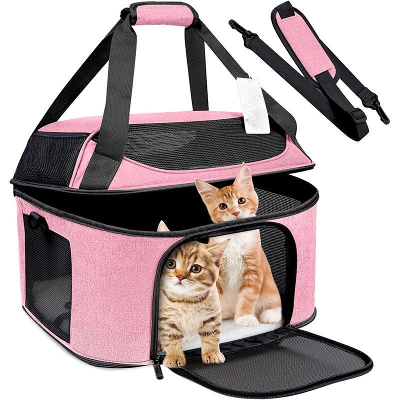 Breathable Pet Backpack Carrier for Small Dogs and Cats