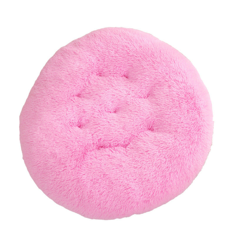 Extra-Large Round Plush Dog Mat – Soft Pet Bed in 25+ Colors (Up to 47 in)
