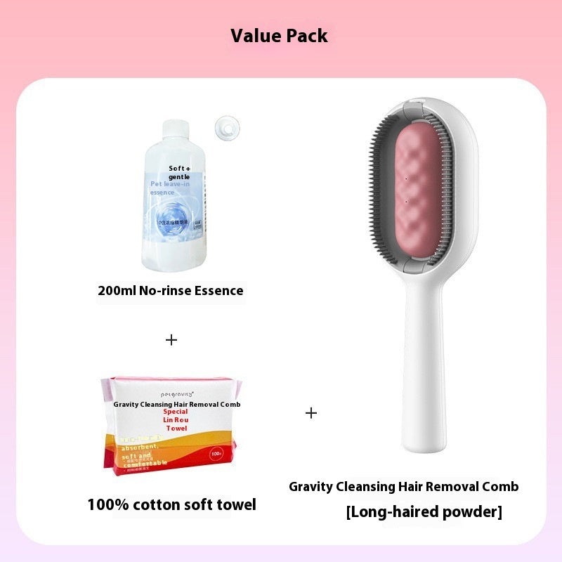 Dematting Pet Grooming Brush Hair Remover Comb for Cats and Dogs