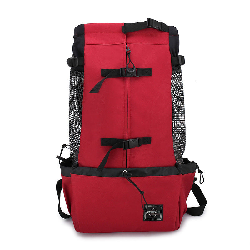 Double Shoulder Portable Dog Carrier Backpack for Travel