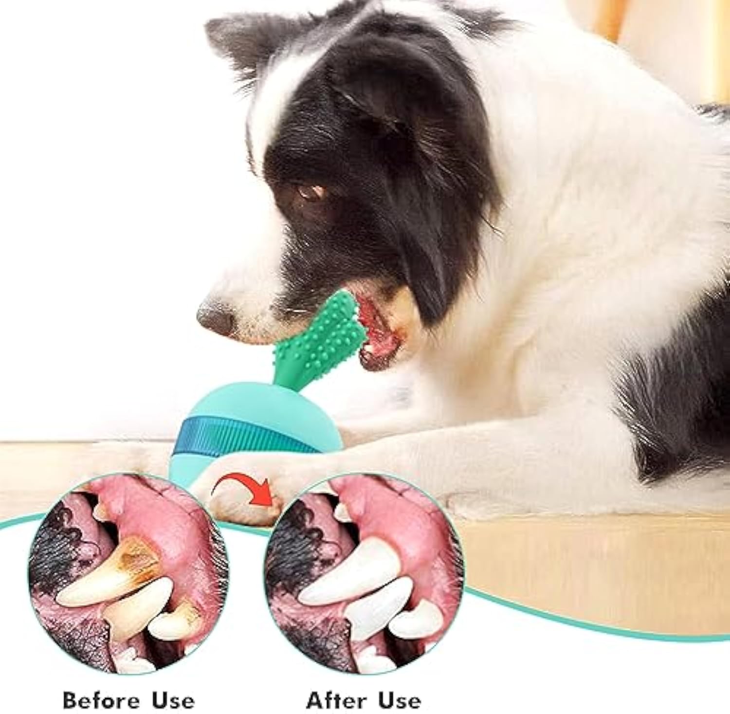 Interactive Treat Dispensing Dog Puzzle Toy Durable Rubber Chew Ball