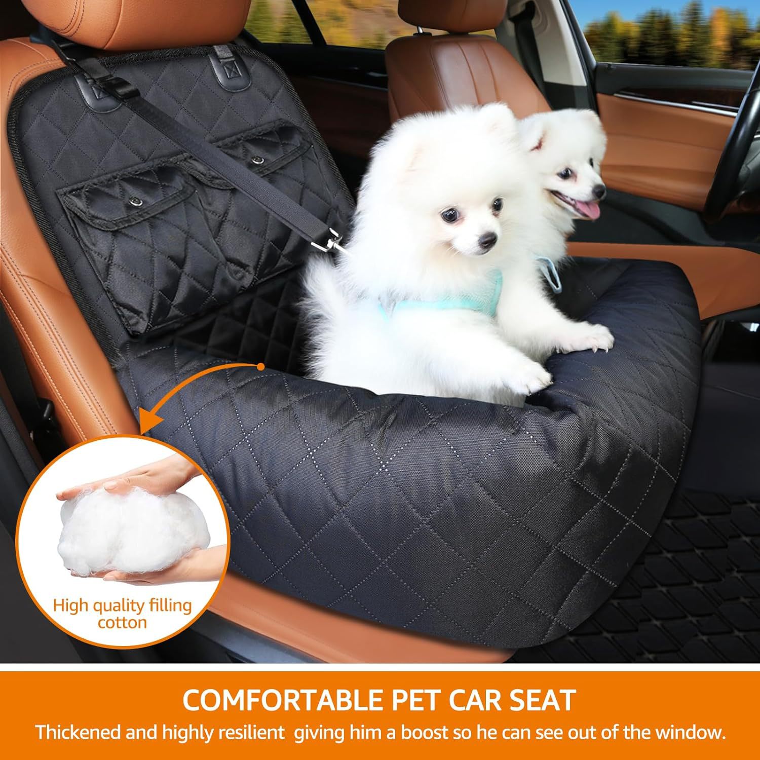 Waterproof Car Seat Cover Protector for Pets Safe Travel Mat for Dogs and Cats