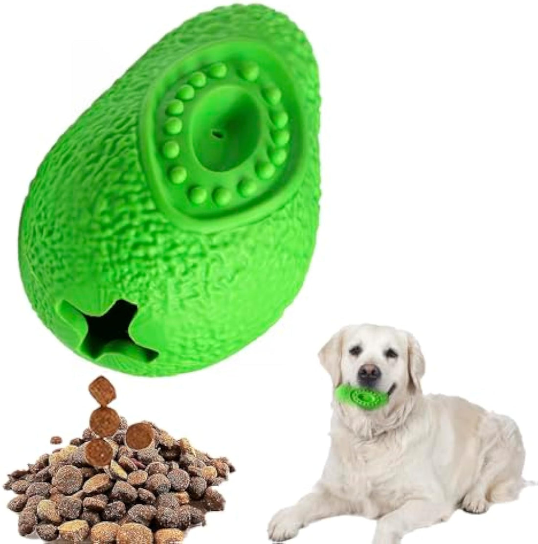 Indestructible Rubber Dog Chew Toy Heavy Duty for All Breeds
