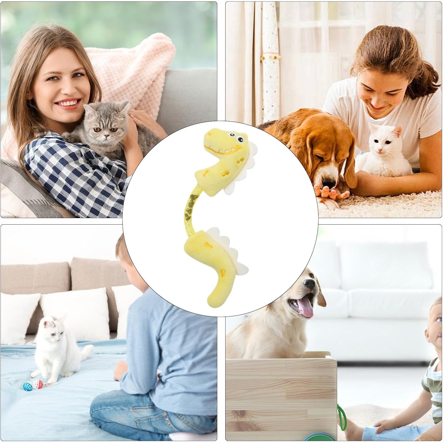 Interactive Cat Chew and Kicker Toy with Catnip Rope for Teeth Cleaning