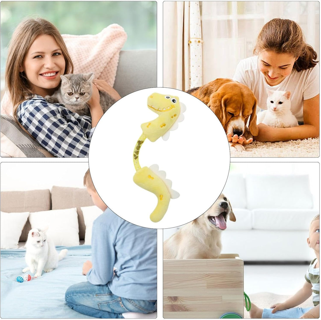 Interactive Cat Chew and Kicker Toy with Catnip Rope for Teeth Cleaning