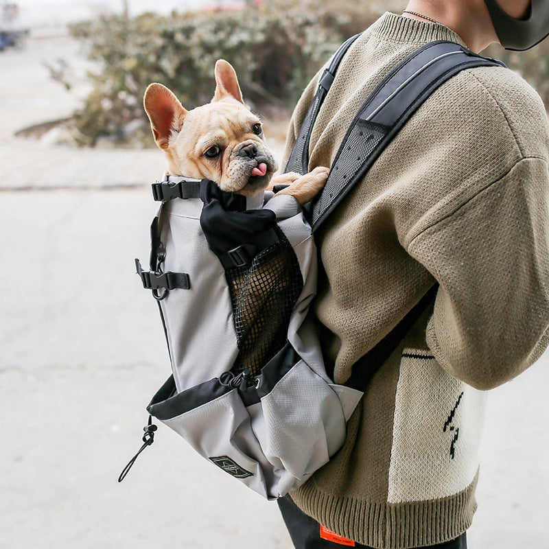 Double Shoulder Portable Dog Carrier Backpack for Travel