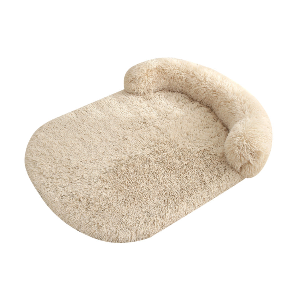 Oversized Plush Pet Cushion Bed – Warm Dog & Cat Mat in 14 Colors (XS–XXL)