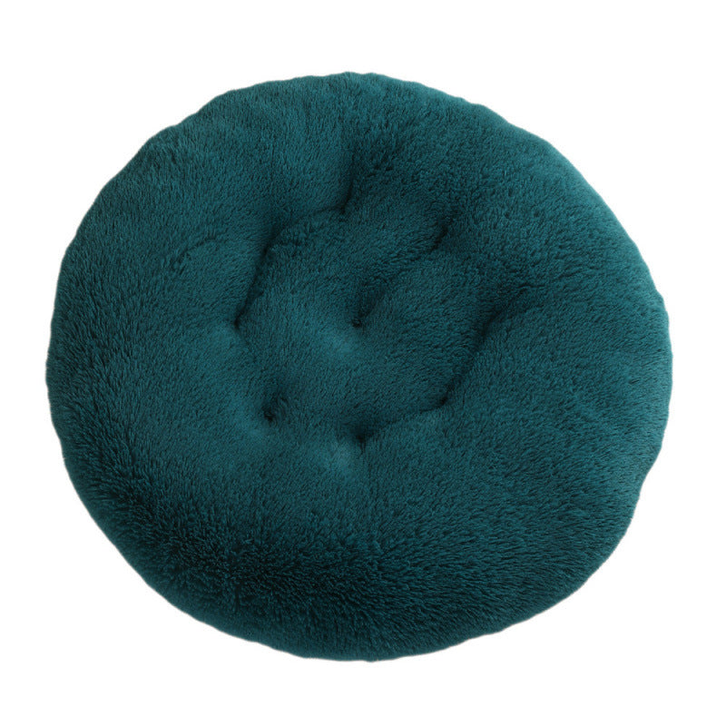 Extra-Large Round Plush Dog Mat – Soft Pet Bed in 25+ Colors (Up to 47 in)