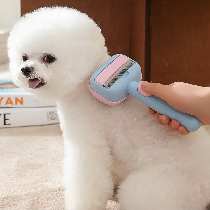 Deshedding Pet Grooming Brush Dematting Comb for Dogs and Cats