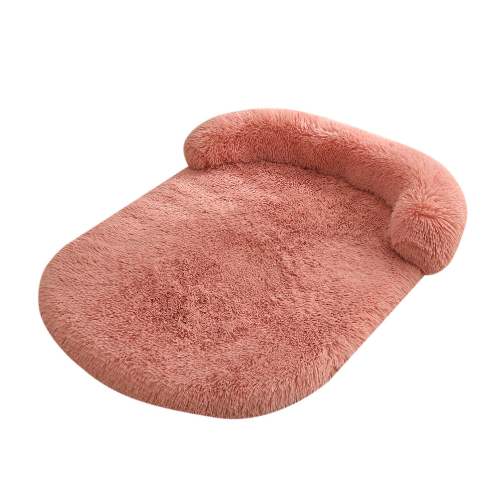 Oversized Plush Pet Cushion Bed – Warm Dog & Cat Mat in 14 Colors (XS–XXL)