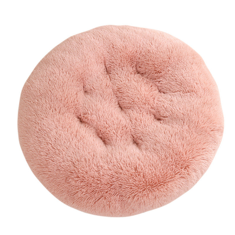Extra-Large Round Plush Dog Mat – Soft Pet Bed in 25+ Colors (Up to 47 in)