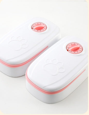 Smart Automatic Pet Feeder with Stainless Steel Bowl for Cats and Dogs