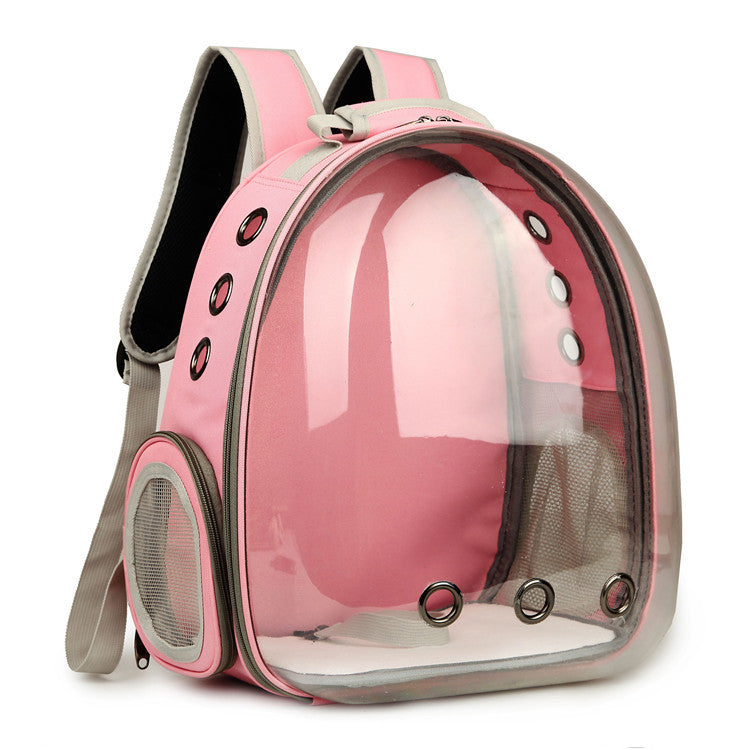 Portable Bubble Backpack Pet Carrier 360 Degree View for Cats and Small Dogs