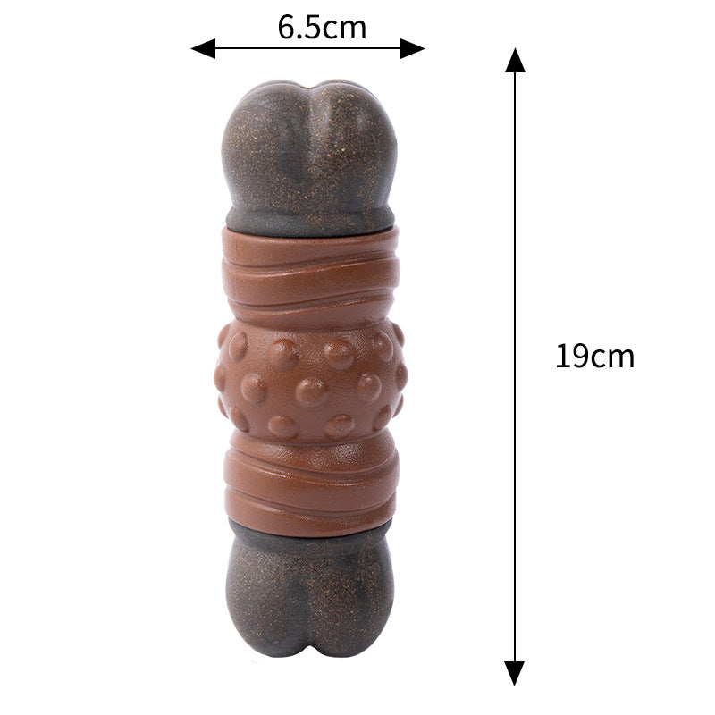 Durable Bacon Flavor Dog Chew Toy for Large Aggressive Dogs