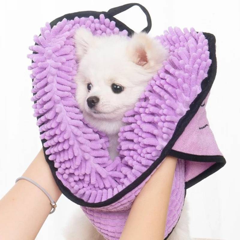 Quick Dry Soft Pet Bath Towel Absorbent for Dogs and Cats