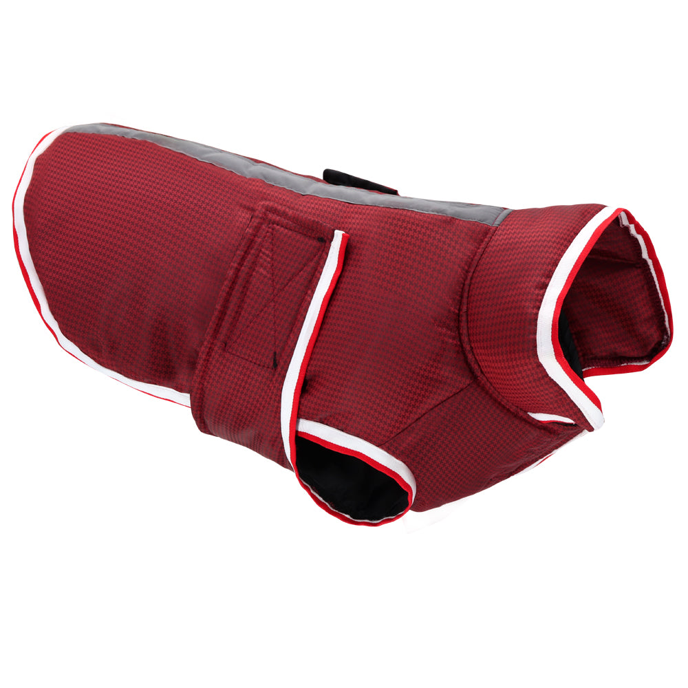 Waterproof Leisure Dog Jacket – Warm Polyester Coat for Large Dogs (L–XXXXL)