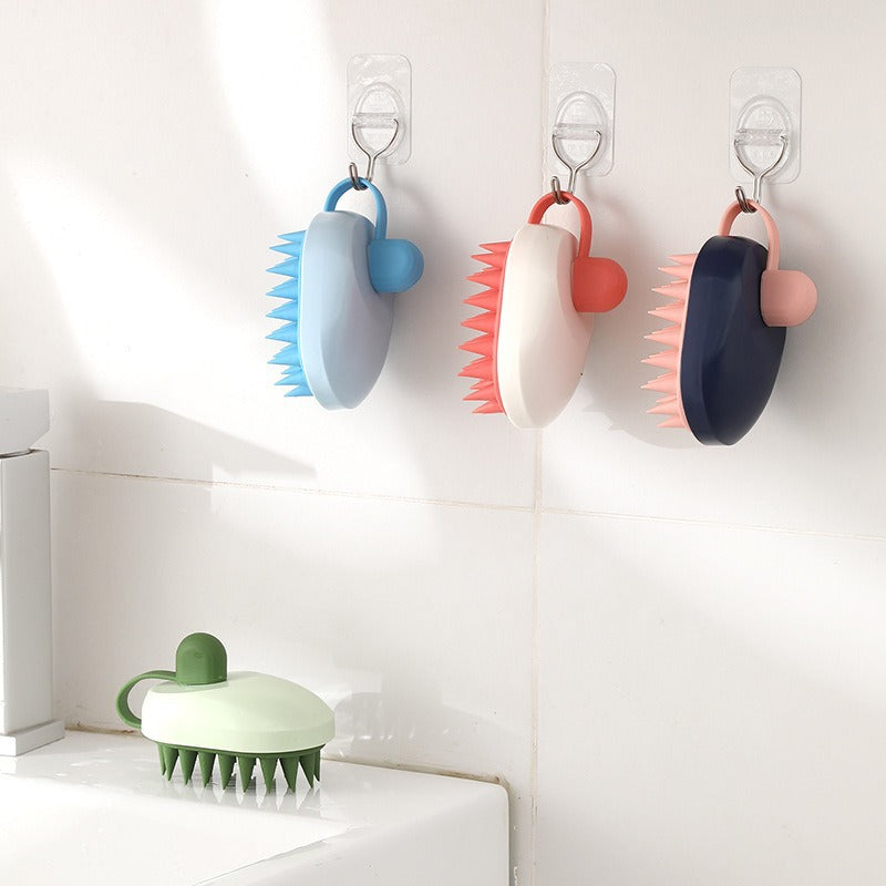 Soft Gel Pet Shampoo Brush Bath Massager for Dogs and Cats