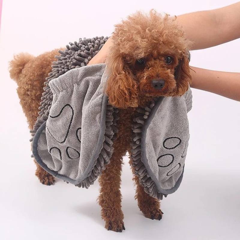 Quick Dry Soft Pet Bath Towel Absorbent for Dogs and Cats