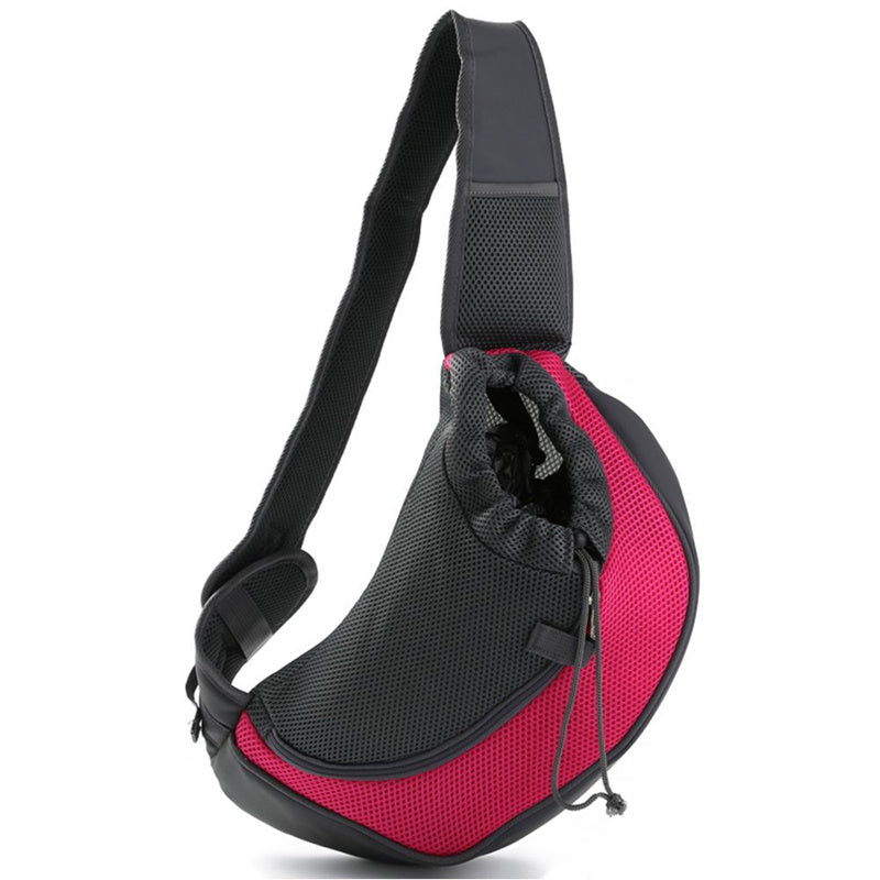 Outdoor Mesh Pet Carrier Shoulder Sling Bag for Cats and Dogs