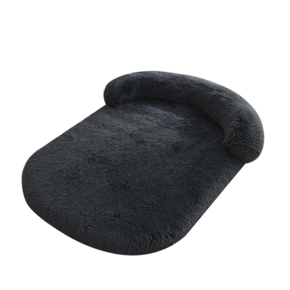 Oversized Plush Pet Cushion Bed – Warm Dog & Cat Mat in 14 Colors (XS–XXL)