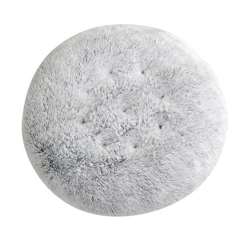 Extra-Large Round Plush Dog Mat – Soft Pet Bed in 25+ Colors (Up to 47 in)