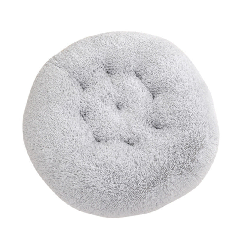 Extra-Large Round Plush Dog Mat – Soft Pet Bed in 25+ Colors (Up to 47 in)