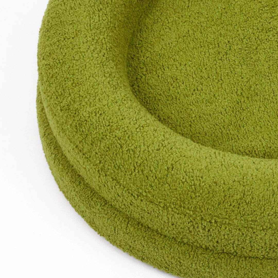 Solid Color Leisure Cat Nest – Soft Round Lambswool Bed (3 Sizes, 5 Colors)