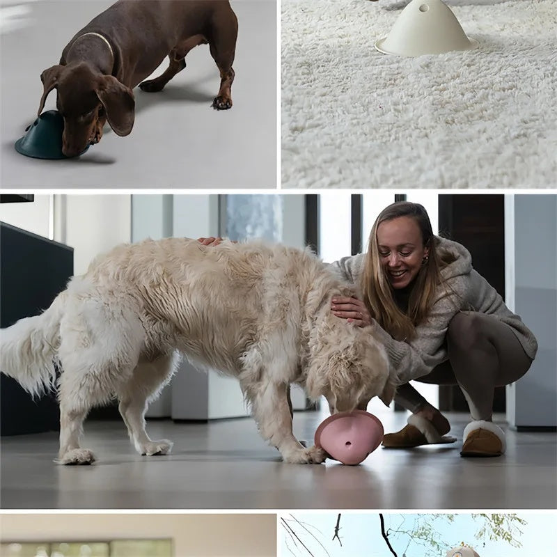 Interactive Dog Chew Toy Hidden Treat Puzzle for Large Dogs