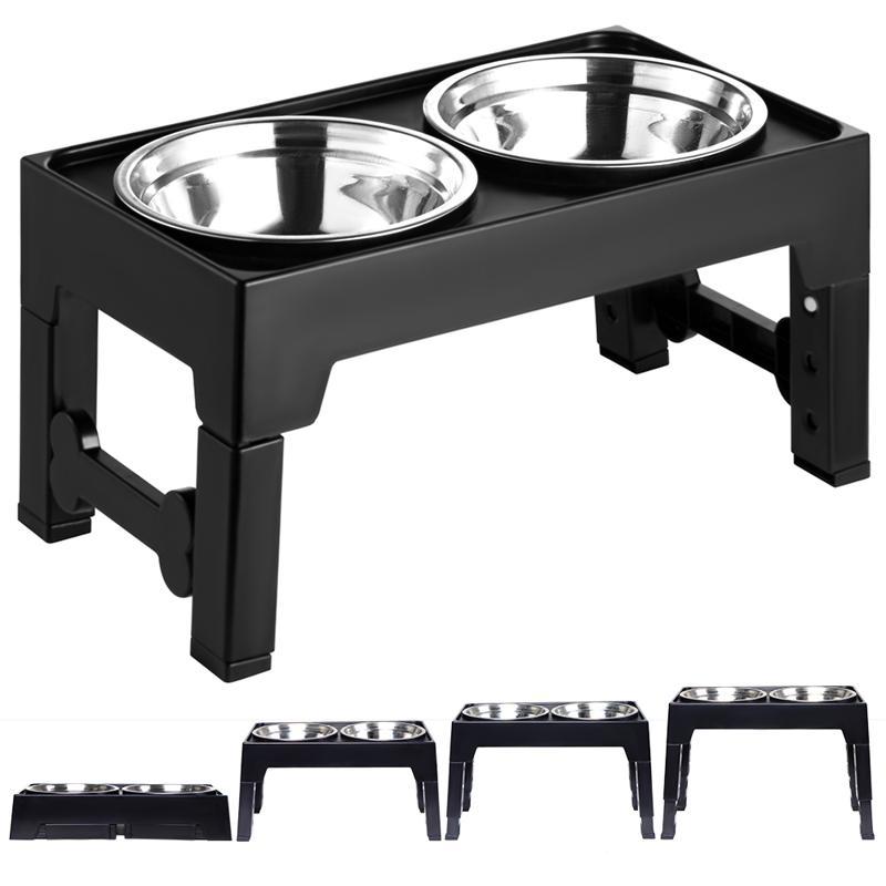 Pet Elevated Feeding Bowl with Neck Protection for Medium and Large Dogs