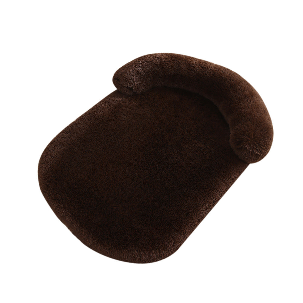 Oversized Plush Pet Cushion Bed – Warm Dog & Cat Mat in 14 Colors (XS–XXL)