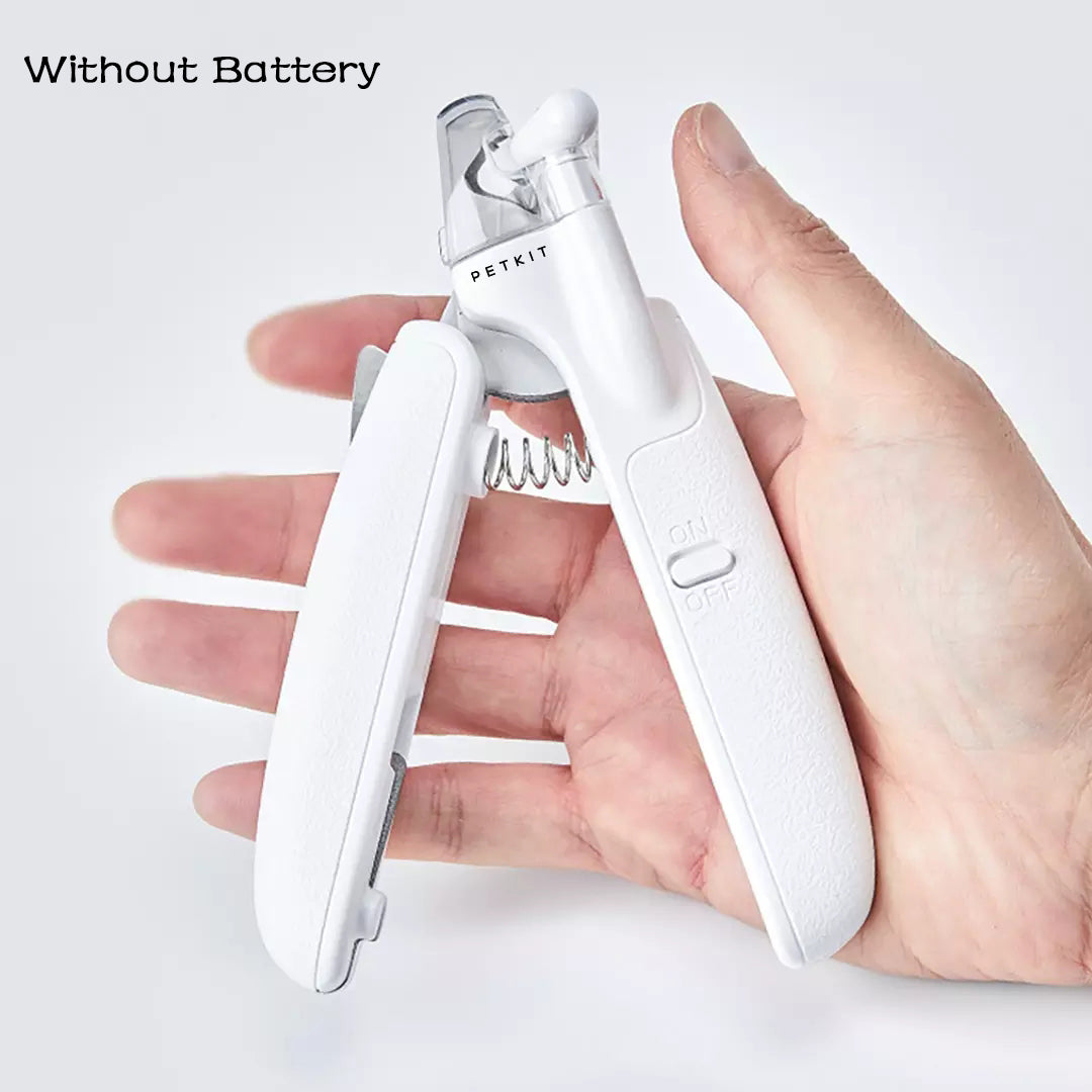 Professional Pet Nail Clipper Scissors LED Trimmer for Dogs and Cats