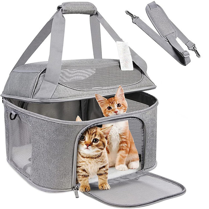 Breathable Pet Backpack Carrier for Small Dogs and Cats