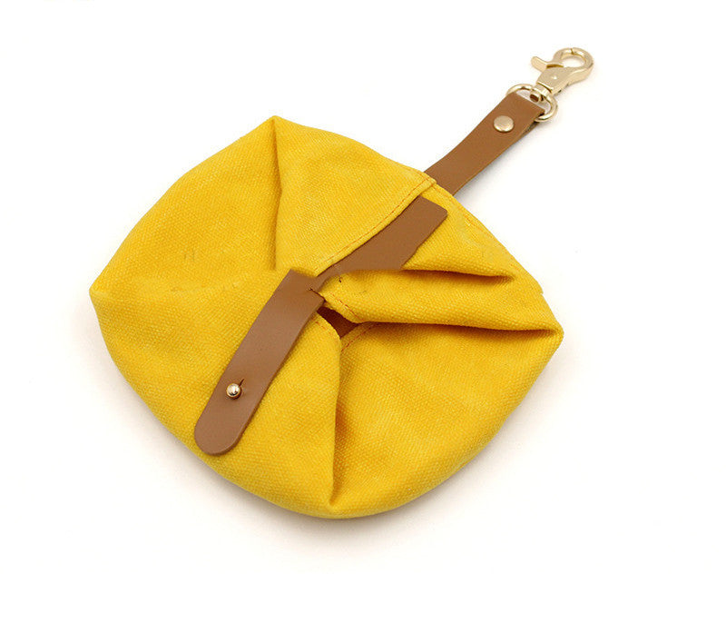 Portable Folding Canvas Dog Bowl for Drinking and Feeding