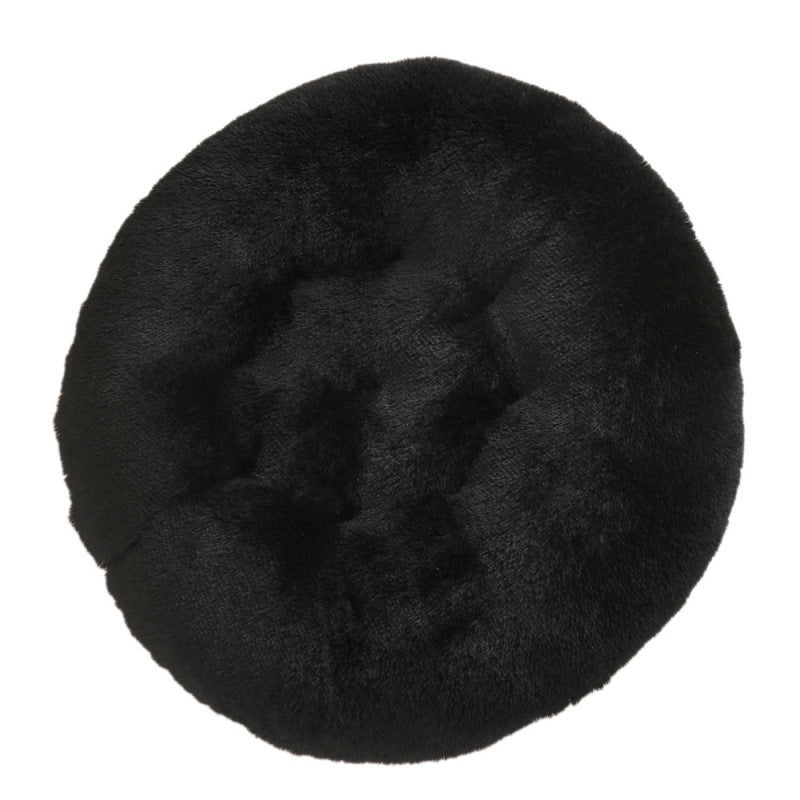 Extra-Large Round Plush Dog Mat – Soft Pet Bed in 25+ Colors (Up to 47 in)