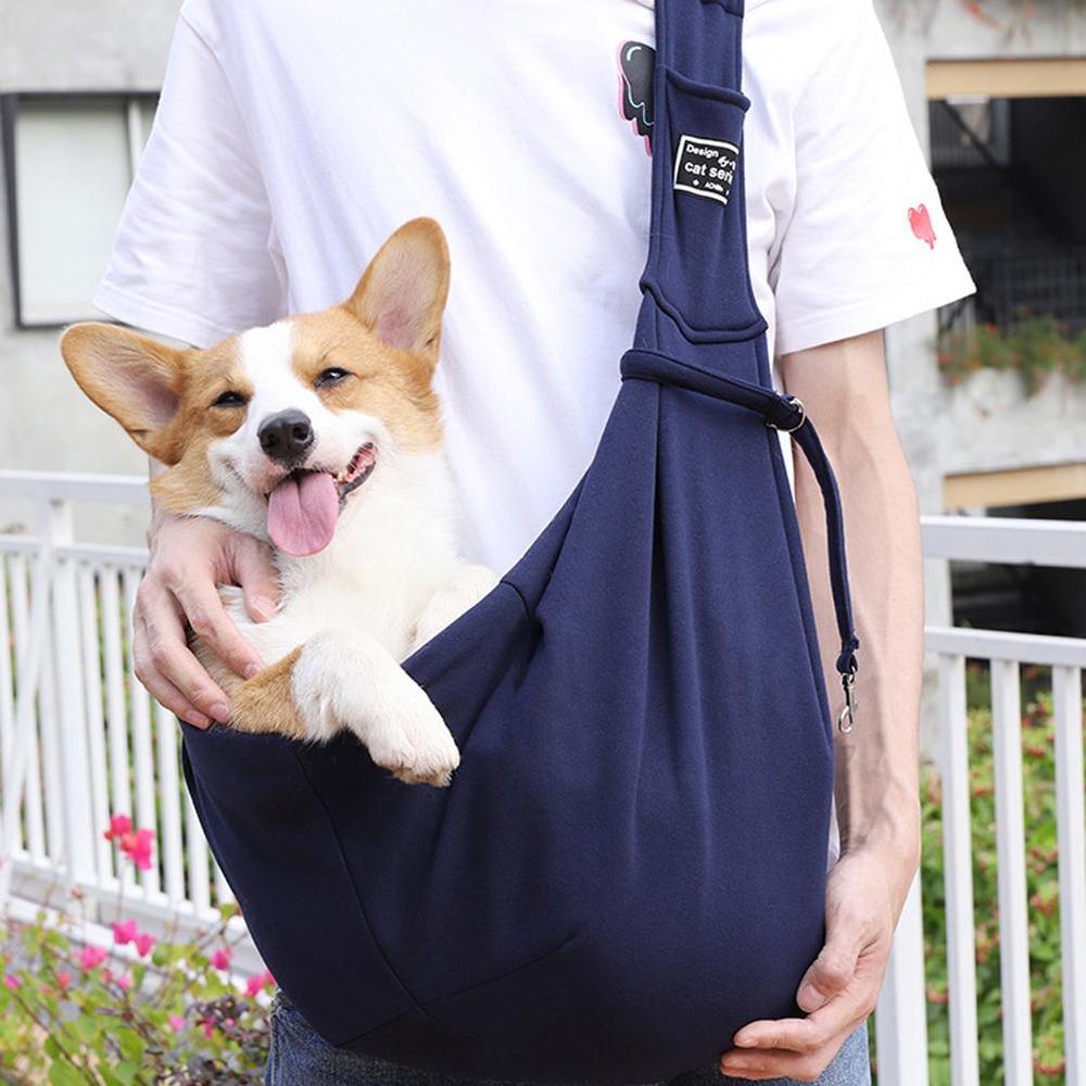 Breathable Pet Sling Carrier for Dogs and Cats Outdoor Travel