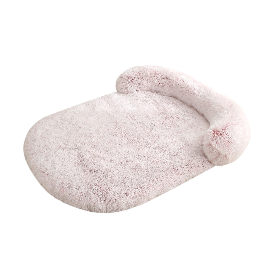 Oversized Plush Pet Cushion Bed – Warm Dog & Cat Mat in 14 Colors (XS–XXL)