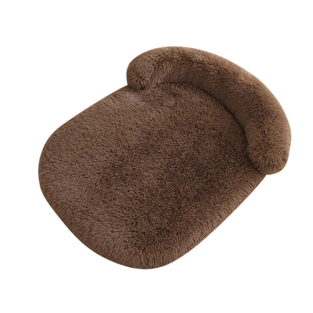 Oversized Plush Pet Cushion Bed – Warm Dog & Cat Mat in 14 Colors (XS–XXL)