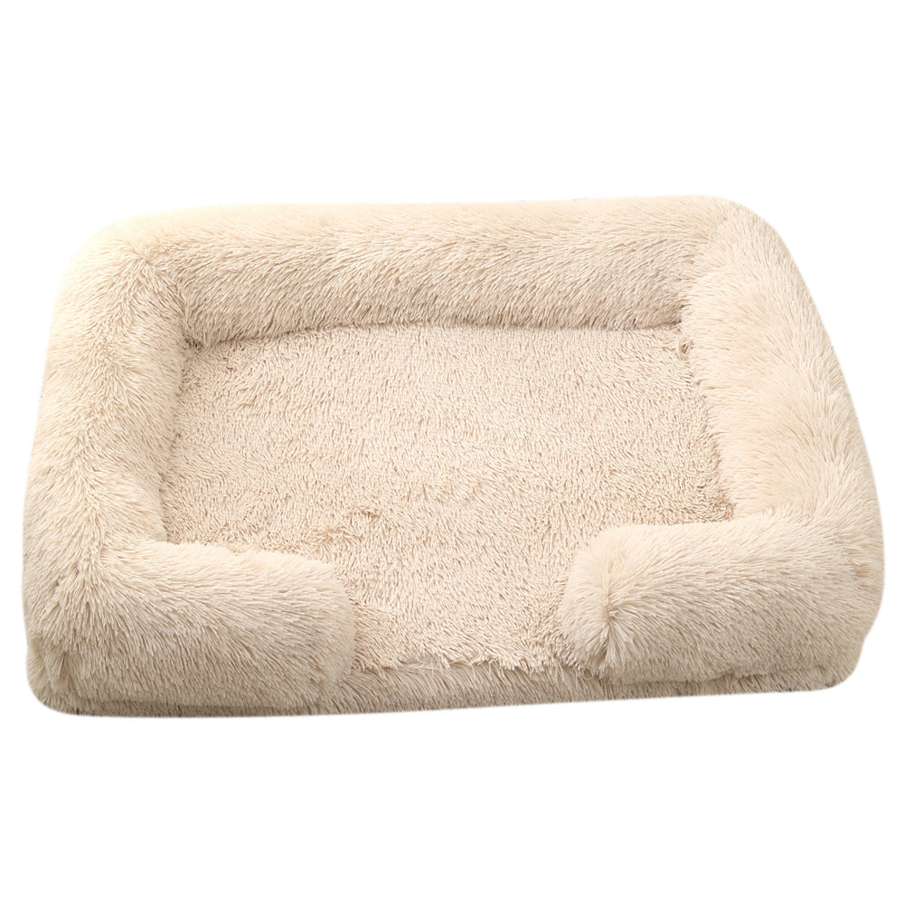 Plush Round Dog House Bed – Cozy Cathouse Nest in 25 Colors (S–XXL)
