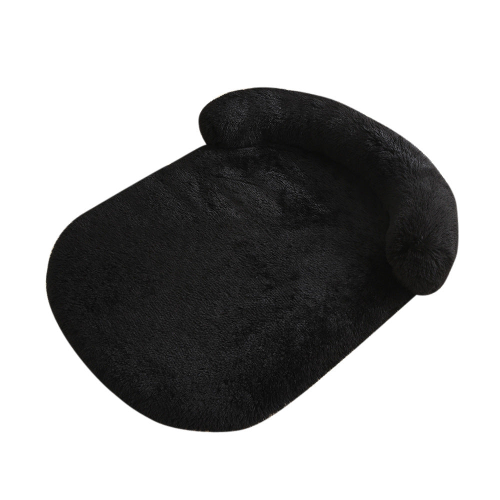Oversized Plush Pet Cushion Bed – Warm Dog & Cat Mat in 14 Colors (XS–XXL)