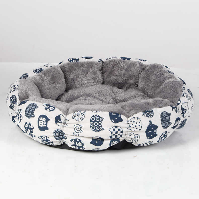 Calming Donut Cat Bed – Fluffy Round Nest for Cats & Small Dogs (4 Sizes)