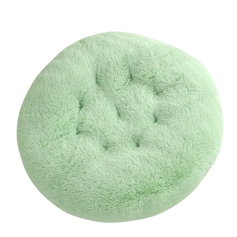 Extra-Large Round Plush Dog Mat – Soft Pet Bed in 25+ Colors (Up to 47 in)