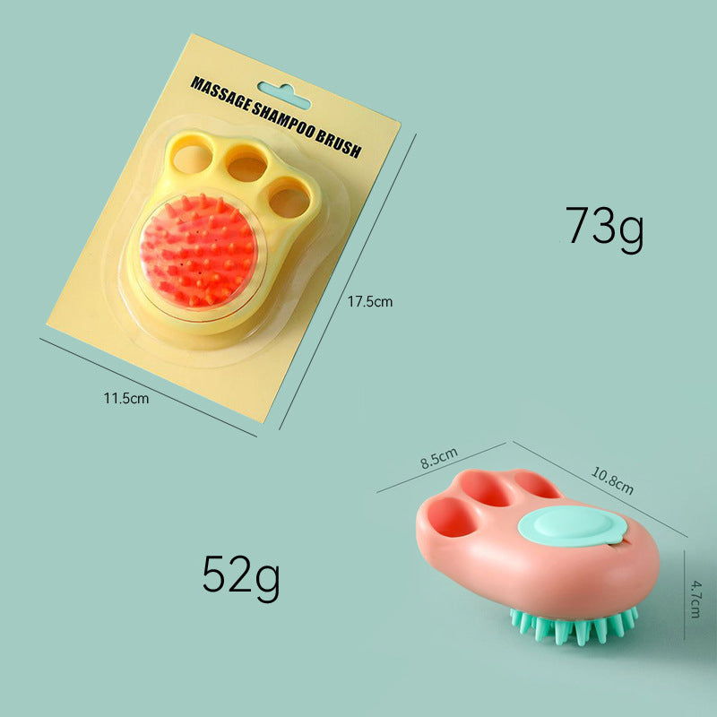 Cat and Dog Bath Brush Massage Comb Pet Grooming Tool
