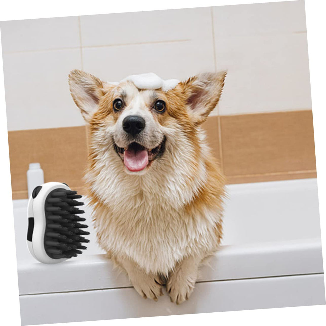 Pet Bathing and Grooming Brush Hair Removal Comb for Cats and Dogs