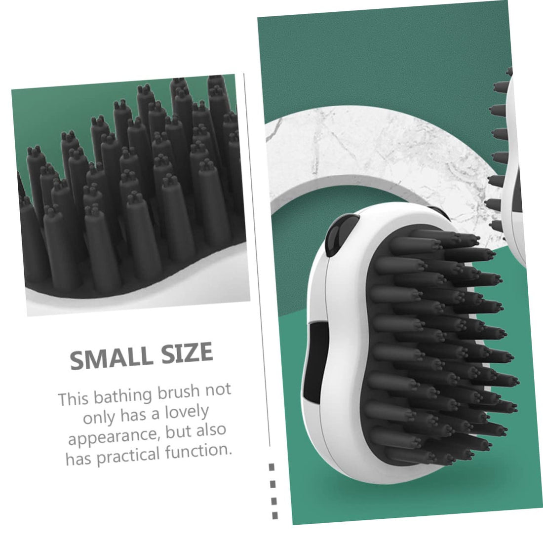 Pet Bathing and Grooming Brush Hair Removal Comb for Cats and Dogs