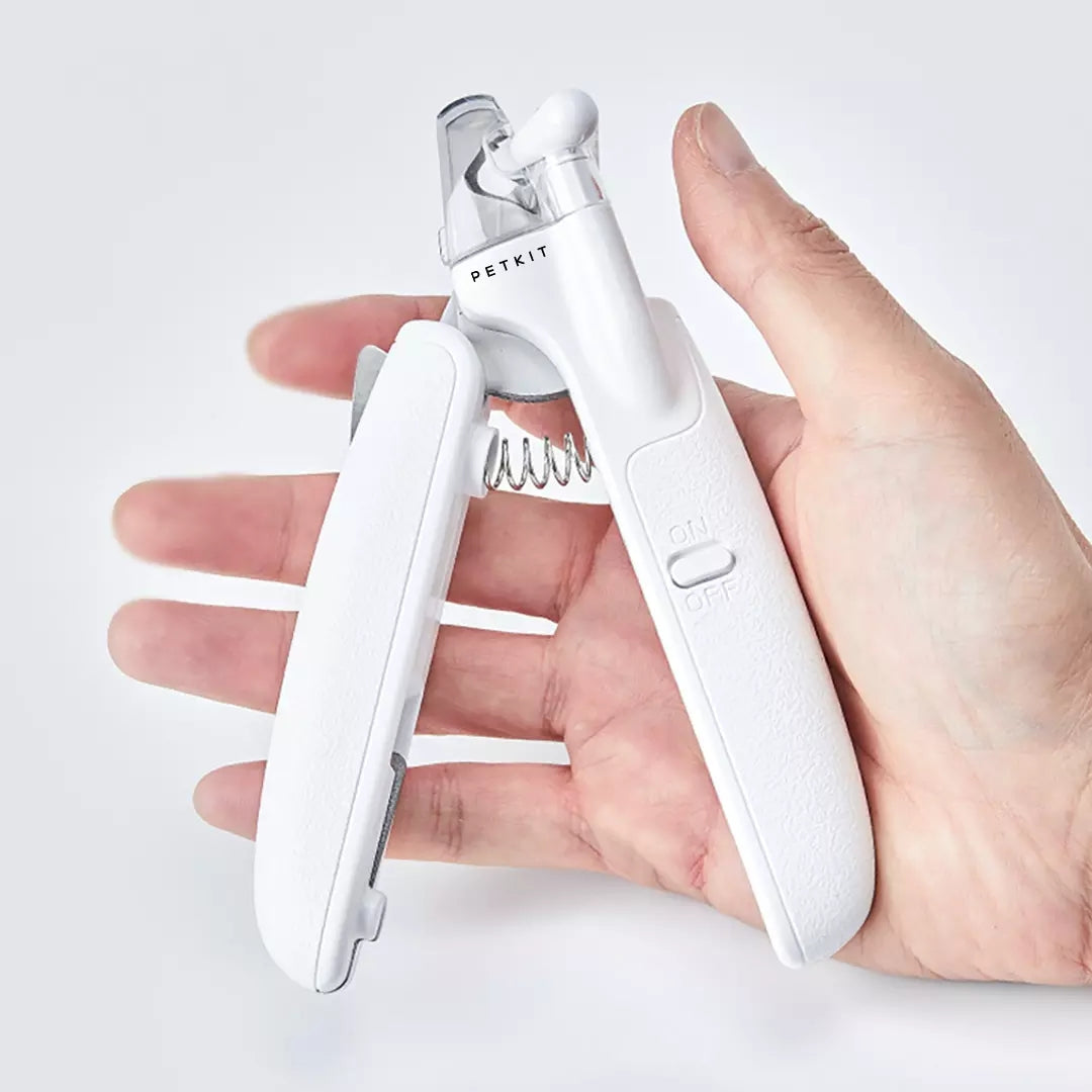 Professional Pet Nail Clipper Scissors LED Trimmer for Dogs and Cats