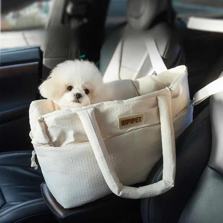 Adjustable Pet Car Seat Carrier for Small Dogs and Cats