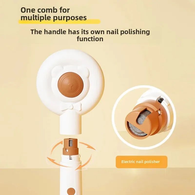 Rechargeable Two-in-One Pet Nail and Grooming Trimmer