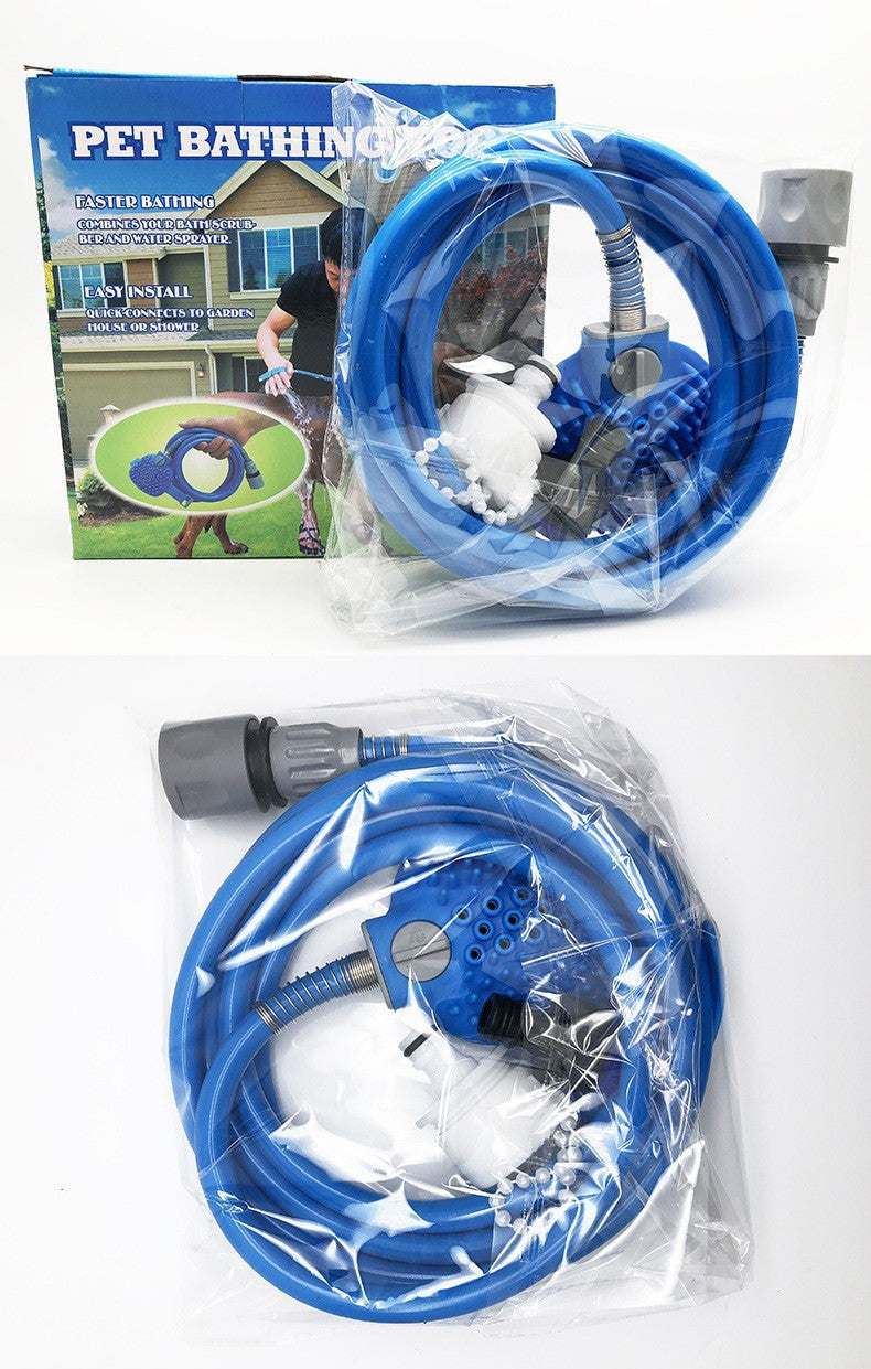 Silicone Pet Bathing Gloves Handheld Massage Brush for Dogs