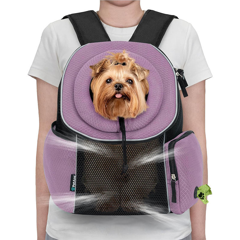 Portable Breathable Dog Carrier Backpack for Travel and Outdoors
