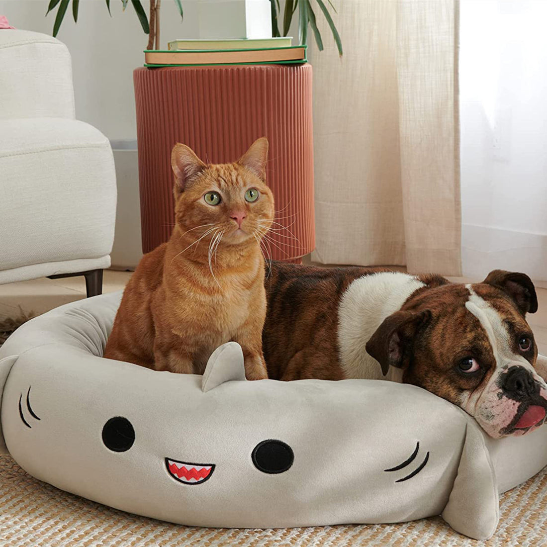 Four-Season Plush Dog Mat – Soft Square Pet Sleeping Pad (3 Sizes)